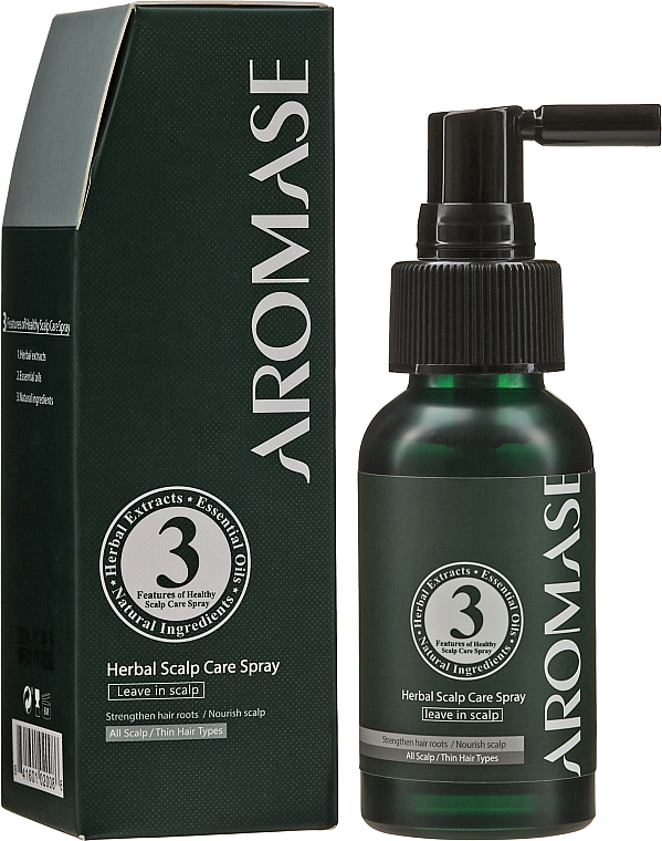 Feuchtigkeitsspendendes und beruhigendes Kopfhautspray mit Vitamin B5, Thymianextrakt und Weizenprotein - Aromas Herbal Scalp Care — Bild N2