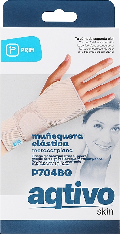 Elastische Handgelenkbandage Größe L - Prim Aqtivo Skin Metacarpal Elastic Wristband L  — Bild N1