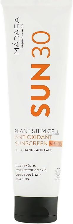 Sonnenschutzcreme für Gesicht, Körper und Hände SPF 30 - Madara Cosmetics Antioxidant Sunscreen SPF 30 — Bild N1