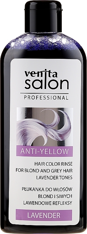 Lavendel-Tönungsspülung gegen Gelbstich für blondes und graues Haar - Venita Salon Professional Lavender Anti-Yellow Hair Color Rinse — Bild N2