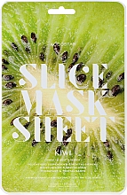 Düfte, Parfümerie und Kosmetik Feuchtigkeitsspendende und revitalisierende Tuchmaske mit Kiwi - Kocostar Slice Mask Sheet Kiwi