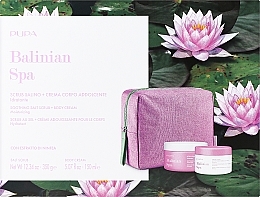 Düfte, Parfümerie und Kosmetik Körperpflegeset - Pupa Balinian Spa Kit 3 (Körperpeeling 350g + Körpercreme 150ml + Kosmetiktasche)