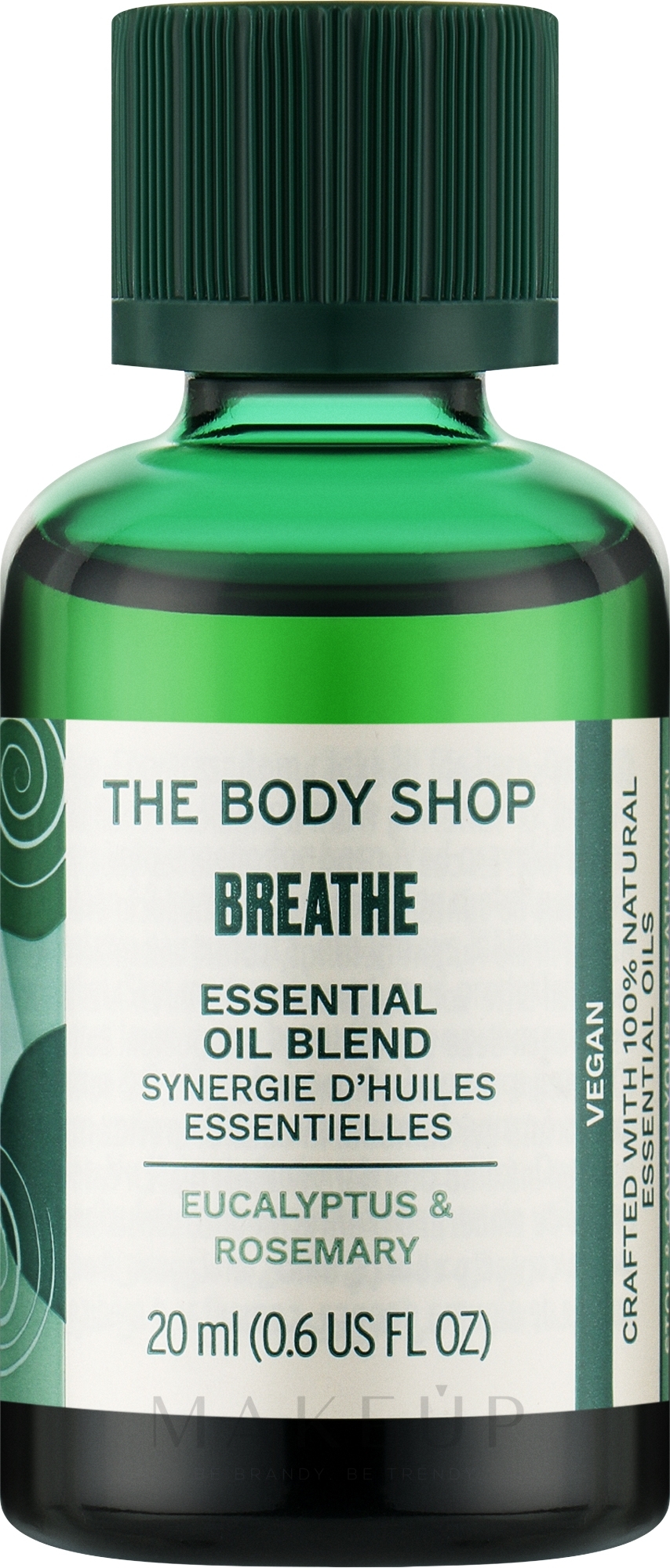 Mischung aus ätherischen Ölen zur Verbesserung der Atmung - The Body Shop Breathe Essential Oil Blend — Bild 20 ml