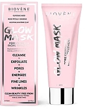 Gesichtsmaske mit rosa Tonerde - Biovene Glow Mask Pore Cleansing Facial Treatment — Bild N1
