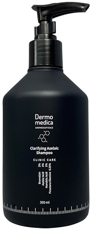 Reinigendes Haarshampoo mit Azelainsäure, Mandelsäure und Pyroctolamin - Dermomedica Clinic Care Clarifying Azelaic Shampoo — Bild N1