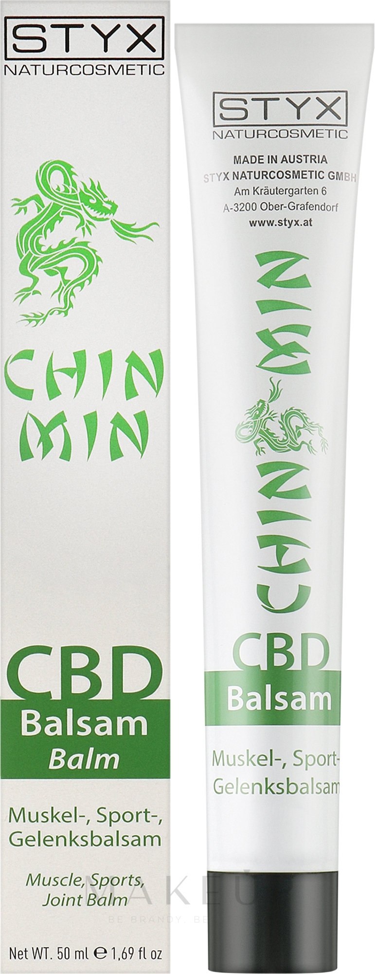 Körperbalsam mit ätherischen Ölen - Styx Naturcosmetic Chin Min CBD Balsam — Bild 50 ml