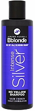 Silber-Shampoo gegen Gelbstich für blondes, graues und gebleichtes Haar - Jerome Russell Bblonde Intense Silver No Yellow Shampoo — Bild N1