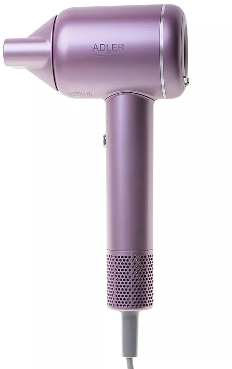 Haartrockner mit LED-Anzeige rosa - Adler AD 2270 Purple LED Superspeed Hair Dryer  — Bild N2