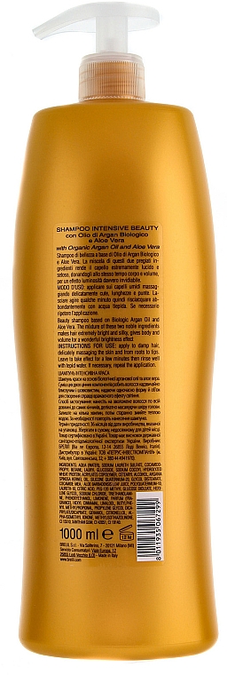 Feuchtigkeitsspendendes Shampoo mit Arganöl und Aloe Vera - Brelil Bio Traitement Cristalli d'Argan Shampoo Intensive Beauty — Foto N2