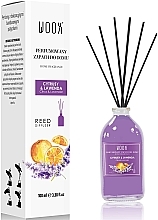 Düfte, Parfümerie und Kosmetik Raumerfrischer Zitrus und Lavendel - Loris Parfum Woox Reed Diffuser Citrus And Lavender