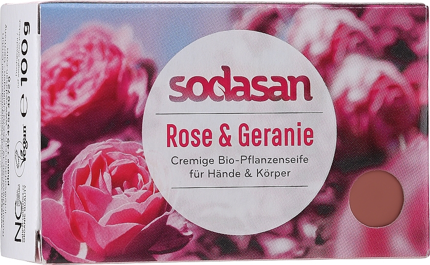 Seifencreme für Hände und Körper Wild roses - Sodasan Cream Wild Roses Soap