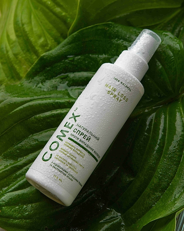 Natürliches Spray mit indischen Heilkräutern gegen Haarausfall - Comex Ayurvedic Natural — Bild N3