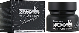 Düfte, Parfümerie und Kosmetik Multifunktionale Gesichtscreme mit schwarzem Schneckenmucin - FarmStay All-In-One Black Snail Cream