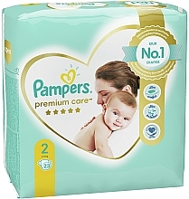 Windeln Pampers Premium Care Newborn (4-8 kg) 23 St. - Pampers — Bild N3