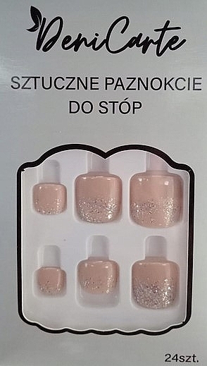 Fußnägelspitzen, 24 Stück - Deni Carte Nails 7295 — Bild N1