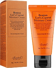 Feuchtigkeitsspendende Gesichtscreme mit Karottenöl - Benton Let’s Carrot Moisture Cream — Bild N2