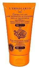 Sonnenschutzcreme für Gesicht und Körper mit kalifornischem Mohn-Extrakt  - L'Erbolario Sun Cream With Extract Of Californian Poppy SPF 50+  — Bild N1