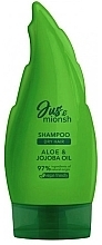 Düfte, Parfümerie und Kosmetik Shampoo für trockenes Haar mit Aloe Vera und Jojoba-Extrakt - Jus & Mionsh Shampoo For Dry Damaged Hair Aloe Jojoba Oil