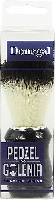Rasierpinsel 4602 schwarz-weiß - Donegal Shaving Brush — Bild N2