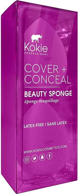 Make-up Schwamm 2 St. - Kokie Professional Cover + Conceal Beauty Sponge — Bild N1
