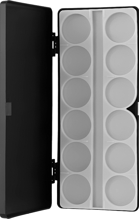 Make-up Palette schwarz-weiß rechteckig - PNB Palette Case Black & White — Bild N2