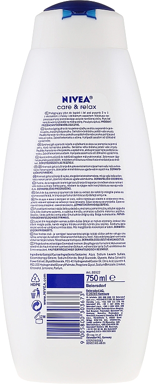 Körper Duschgel mit Malvenextrakt und Hibiskus-Duft - NIVEA Shower & Bath Care & Relax — Bild N6
