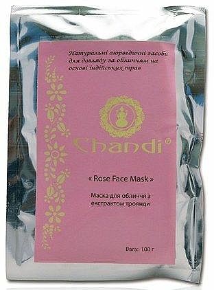 Gesichtsmaske mit Rosenextrakt - Chandi Rose Face Mask