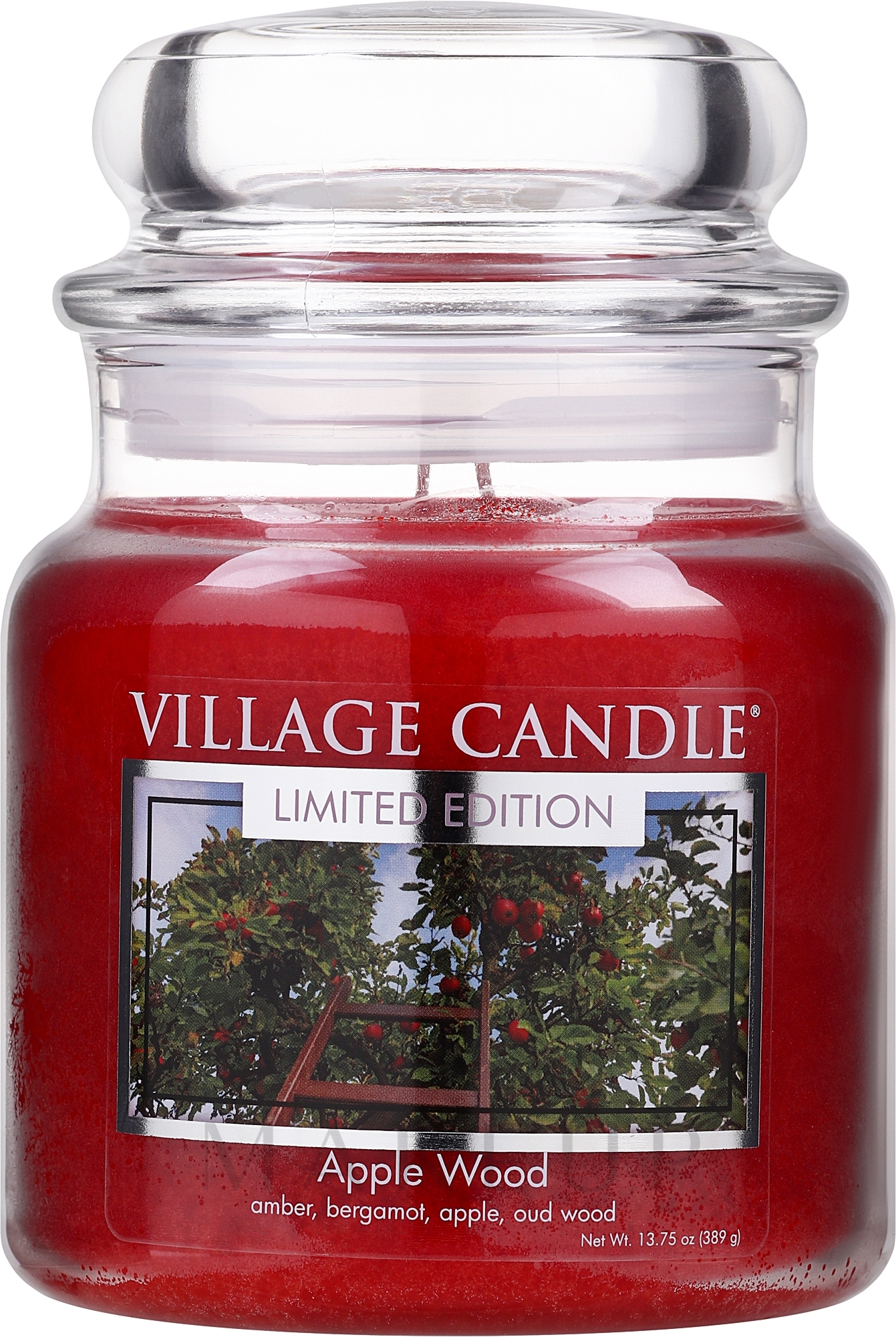 Duftkerze im Glas Apfelbaum - Village Candle Apple Wood — Bild 389 g