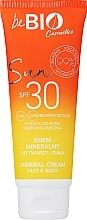 Wasserfeste mineralische Sonnenschutzcreme für Gesicht und Körper SPF 30 - BeBio Sun Cream With a Mineral Filter For Body and Face SPF 30 — Bild N1