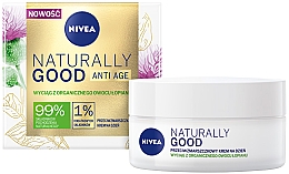 Anti-Aging Tagescreme für das Gesicht mit Klettenextrakt - Nivea Naturally Good Anti Age Day Cream Organic Burdock Extract — Bild N1