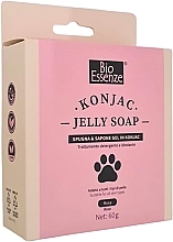 Düfte, Parfümerie und Kosmetik Set - Bio Essenze Jelly Soap Rossa (sponge/1pcs+soap/60g)
