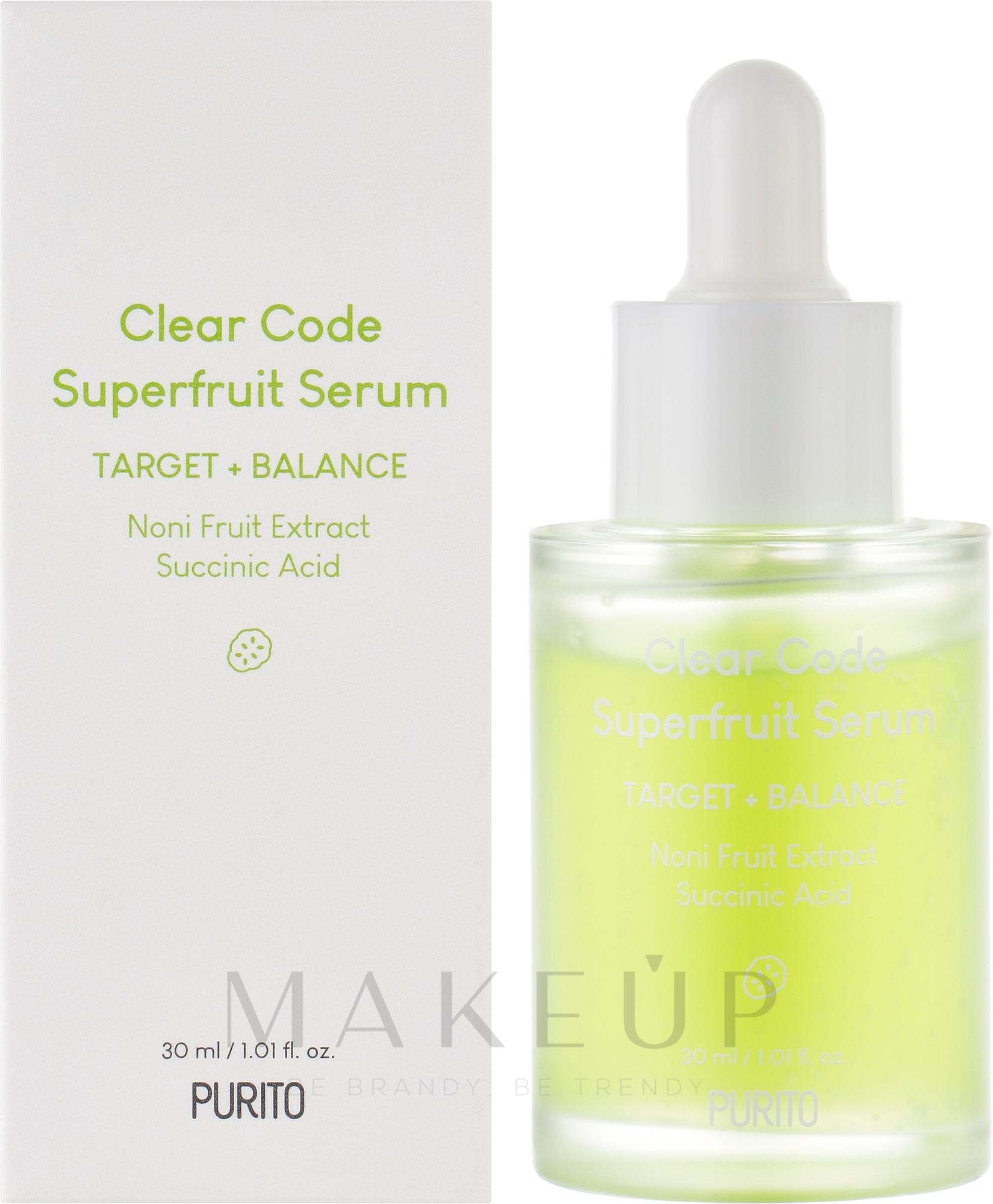 Ausgleichendes Gesichtsserum - Purito Clear Code Superfruit Serum — Bild 30 ml