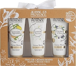 Düfte, Parfümerie und Kosmetik Handcreme-Set - Jeanne En Provence (h/cr/3x75ml)