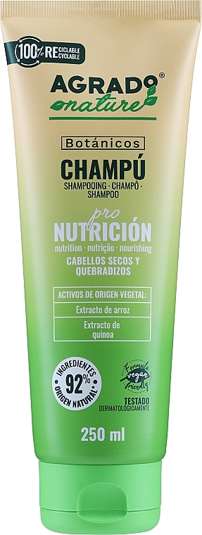 Haarshampoo - Agrado Nature Pro Nutrition Botanical Treatment Shampoo — Bild N1