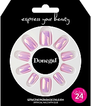 Düfte, Parfümerie und Kosmetik Künstliche Fingernägel inkl. Kleber 3052 - Donegal Express Your Beauty