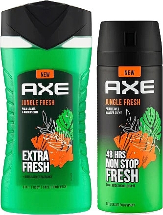 Set - Axe Jungle Fresh Gift Ready (deo/150ml + sh/gel/250ml) — Bild N2