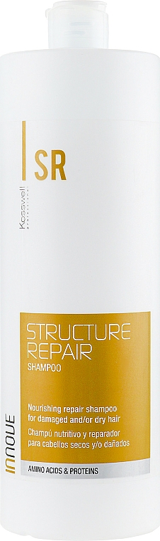 Nährendes und regenerierendes Shampoo für strapaziertes und trockenes Haar - Kosswell Professional Innove Structure Repair Shampoo — Bild N3