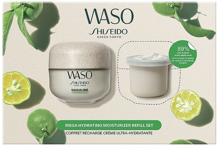 Set - Shiseido Waso Ultra-Moisturising Cream Refill Set (f/cr/50ml + refill/50ml) — Bild N1