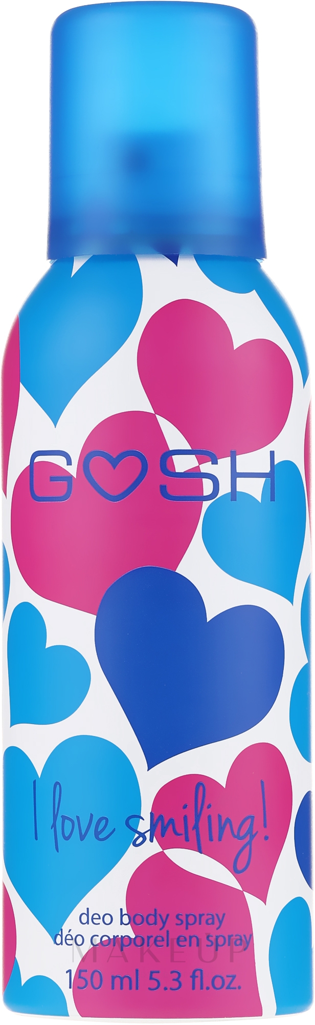 Deospray - Gosh I Love Smiling Deo Body Spray — Bild 150 ml