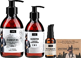 Set - LaQ Doberman (sh/gel/500ml + shmp/300ml + soap/85g + oil/30ml) — Bild N2