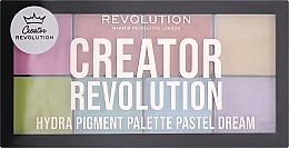 Lidschattenpalette - Makeup Revolution Creator Hydra Pigment Palette Pastel Dream — Bild N2