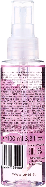 Bi-es Blossom Avenue Body Mist - Parfümierter Körpernebel — Bild N2