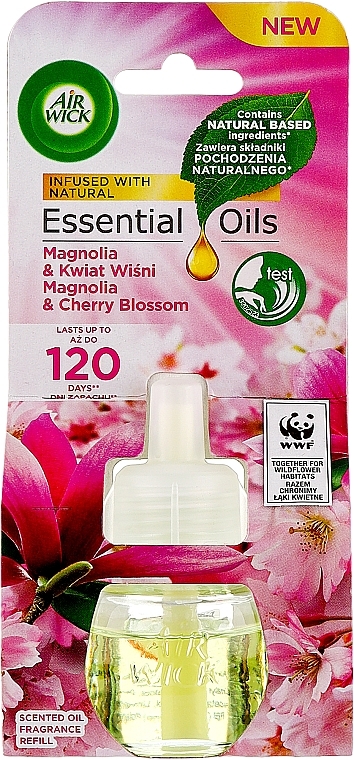 Elektrischer Lufterfrischer Magnolie und Kirschblüte - Air Wick Essential Oils Electric Magnolia And Cherry Blossom  — Bild N1