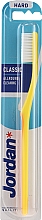 Zahnbürste hart Classic gelb-orange - Jordan Classic Hard Toothbrush — Bild N1