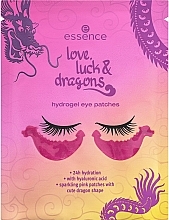 Düfte, Parfümerie und Kosmetik Hydrogel-Augenpatches - Essence Love, Luck & Dragons Hydrogel Eye Patches