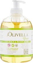 Flüssigseife für Gesicht und Körper - Olivella Face & Body Soap Olive — Bild N1