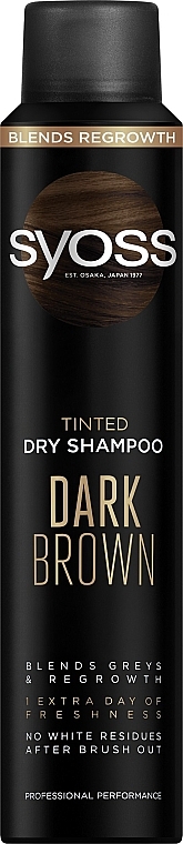 Tonisierendes Trockenshampoo für dunkles Haar - Syoss Tined Dry Shampoo — Bild N1