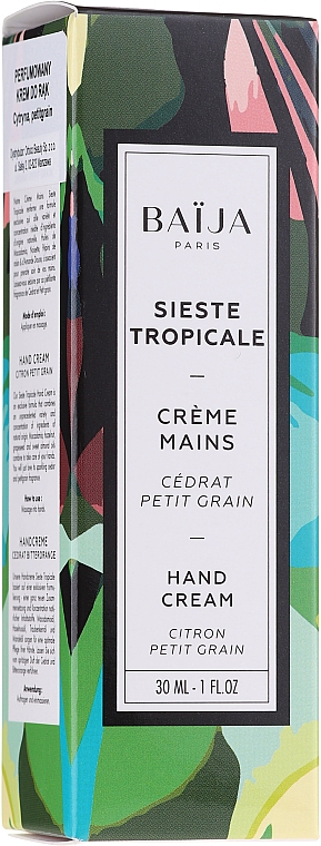 Parfümierte Handcreme - Baija Sieste Tropicale Hand Cream — Bild N2