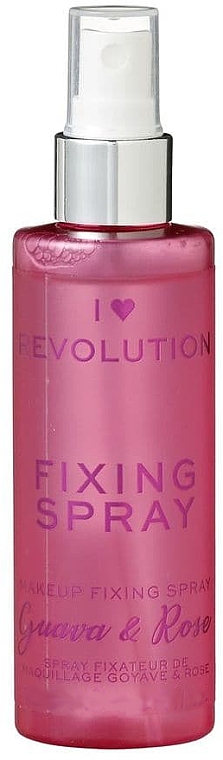 Make-up-Fixierer - I Heart Revolution Fixing Spray Guava & Rose — Bild N1