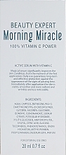 Aktives Gesichtsserum mit Vitamin C - Lambre Beauty Expert Morning Miracle 100% Vitamiv C Power — Bild N3